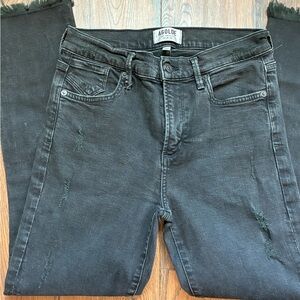 Agolde Premium Washed Gray Jeans